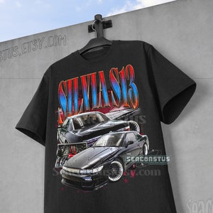 Limited Silvia S13 Vintage T-Shirt, 240SX Graphic T-shirt, Retro 90&#39;s JDM Fans Homage T-shirt, JDM Gift For Women and Men