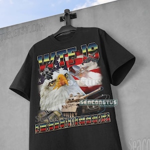 WTF Is A Kilometer Meme Shirt, Funny Meme T-Shirt, USA Shirt, Weird Shirts, 90s Graphic T-Shirt, Trendy Funny Shirts, Adult Unisex Shirt