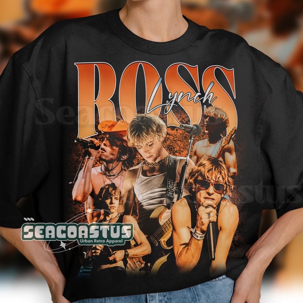 Limited ROSS LYNCH Vintage T-Shirt, Austin Lynch Graphic T-shirt, R5 Lynch Pop Rock Band shirt, Ross Shor Lynch Retro 90's Fans T-shirt,