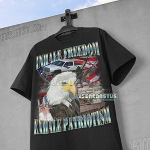 In Hale Freedom USA Shirt, Funny Meme T-Shirt, 4th of July Shirts, 90s Graphic T-Shirt, Trendy Funny Shirts, Adult Unisex Relaxed Shirt
