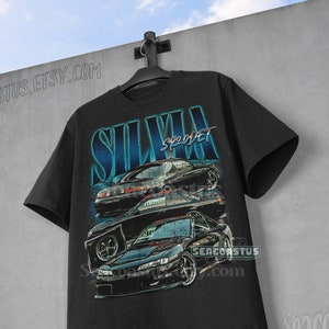 Limited Silvia S14 SR20DET Vintage T-Shirt, JDM Graphic T-shirt, Silvia 240sx T-shirt, Skyline Gtr JDM Gift