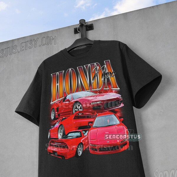 Limited Honda Acura NSX Vintage T-Shirt, Graphic T-shirt, Retro 90's NSX Fans Homage T-shirt, Honda NSX Gift For Women and Men