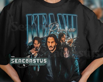 Limited KEANU REEVES Vintage T-Shirt, Graphic T-shirt, Retro 90's Fans Homage T-shirt, Gift For Women and Men