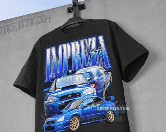 Limited IMPREZA WRX STI Vintage T-Shirt, Subaru wrx Graphic T-shirt, Retro 90's Subie Fans Homage T-shirt, jdm Gift For Women and Men