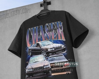 Limited Toyota Chaser JZX100 Tourer V Vintage T-Shirt, Graphic T-shirt, Retro 90's JDM Fans, Chaser JZX100 T-shirt, JDM Gift