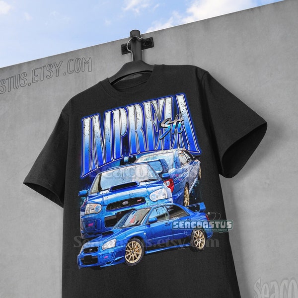Limited IMPREZA WRX STI Vintage T-Shirt, Subaru wrx Graphic T-shirt, Retro 90's Subie Fans Homage T-shirt, jdm Gift For Women and Men