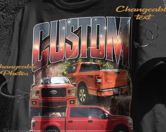 Custom Car Shirt, Personalized Auto Tee, Vehicle Photo T Shirt, Garage Gift for Him, Car Lover Shirt, Custom Truck Tee, Motorhead Gift
