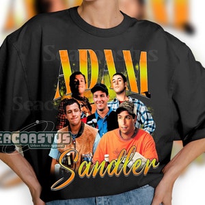 Limited Adam Sandler Vintage T-Shirt, Adam Sandler Graphic T-shirt, Retro 90's Adam Sandler Fans Homage T-shirt, Gift For Women and Men image 1