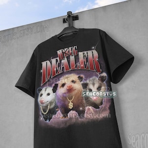 Hug Dealer Possums Vinatge Shirt, Retro Opossum Lover Tshirt, Meme Shirt, Funny Possum Tee, Cotton Unisex Shirt, Gag tee, Possum Gifts