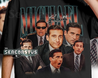 Limited Michael Scott Vintage T-Shirt, Graphic Unisex T-shirt, Retro 90's Fans Homage T-shirt, Gift For Women and Men