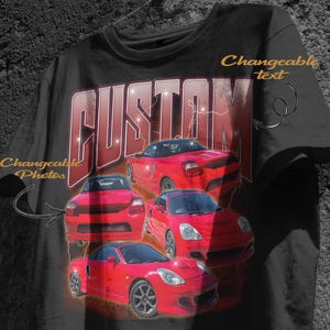 Custom JDM Car T-Shirt, Personalized Japanese Tuner Tee, Retro 90s Drift Auto Top, Vintage Import Car Gift for Street Racing Enthusiasts