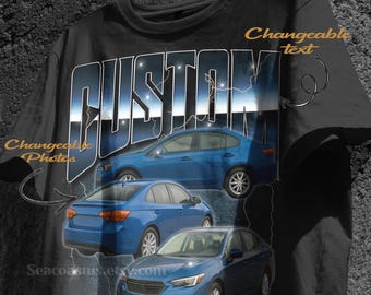Custom Car T-Shirt, Personalized JDM Tee, Vintage Muscle Car Top, Retro Pickup Shirt, Classic Hot Rod Tee, Drift Streetwear