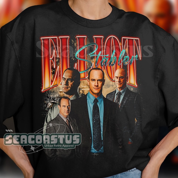 Limited ELLIOT STABLER Vintage T-Shirt, Graphic T-shirt, Retro 90's Fans Homage T-shirt, Gift For Women and Men