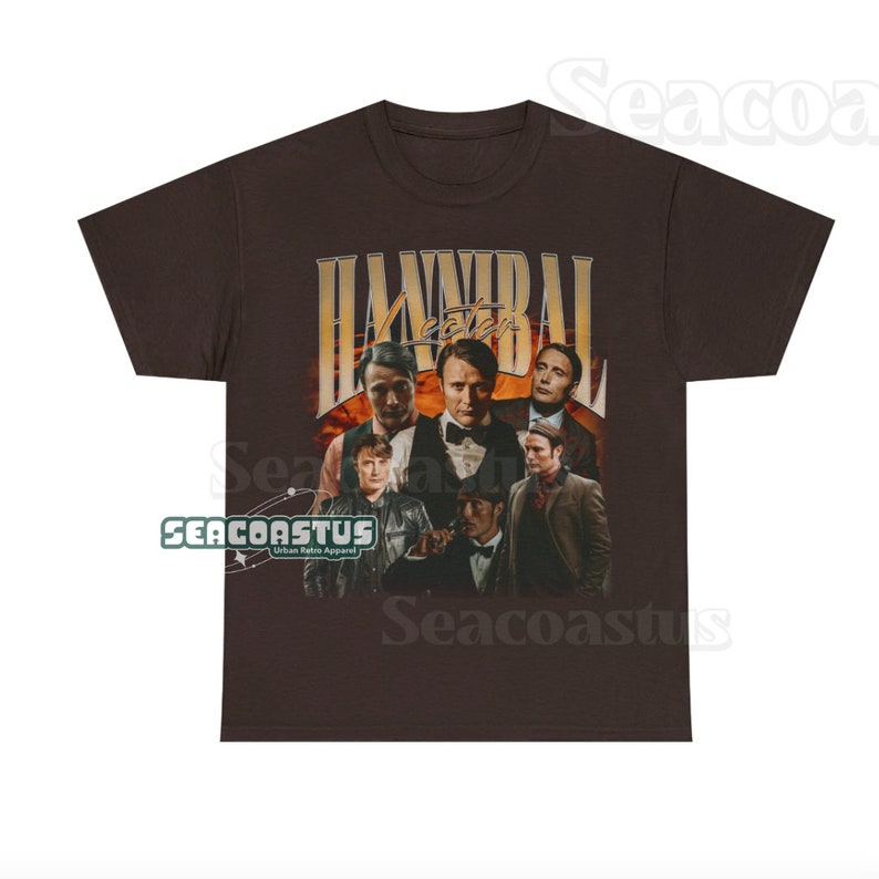 Limited HANNIBAL LECTER Vintage T-Shirt, Graphic T-shirt, Retro 90's Fans Homage T-shirt, Gift For Women and Men image 5