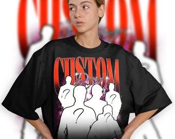 Premium Design Custom Bootleg Rap Shirt, Personalized Vintage Bootleg T Shirts, Bootleg Rap Tee, Custom Vintage T Shirts, 90s Rap Shirts,