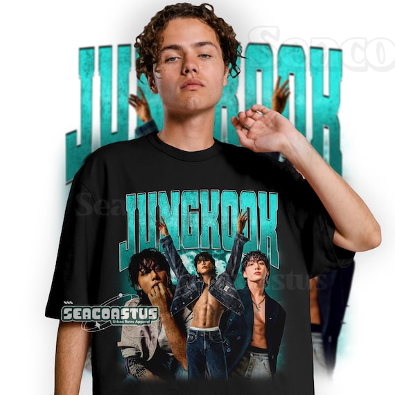 Limited Jungkook JK Vintage T-shirt, Bad Boy Graphic T-shirt