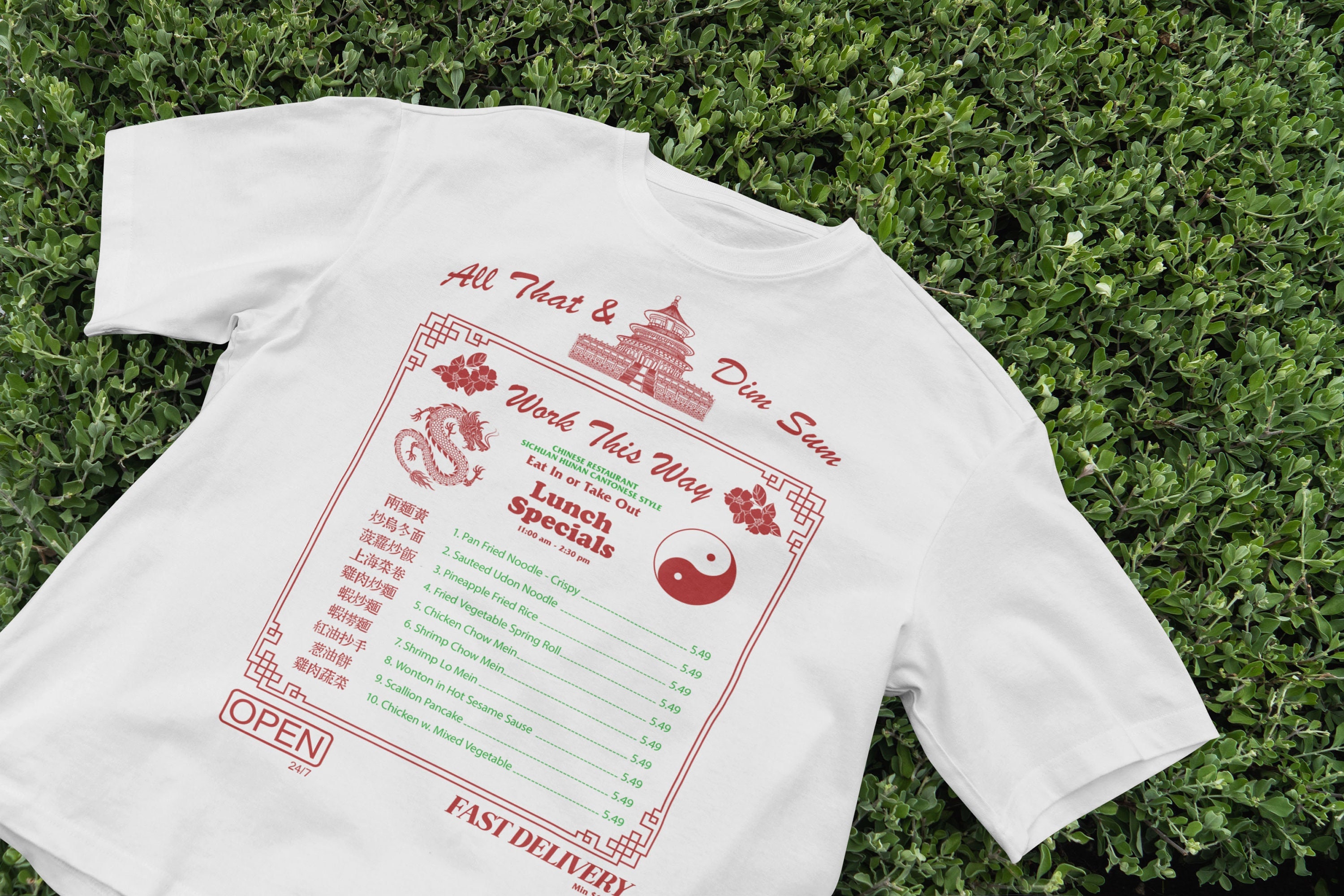 Chinese Restaurant T-shirt, Chinese Takeout Shirt, Chowmein