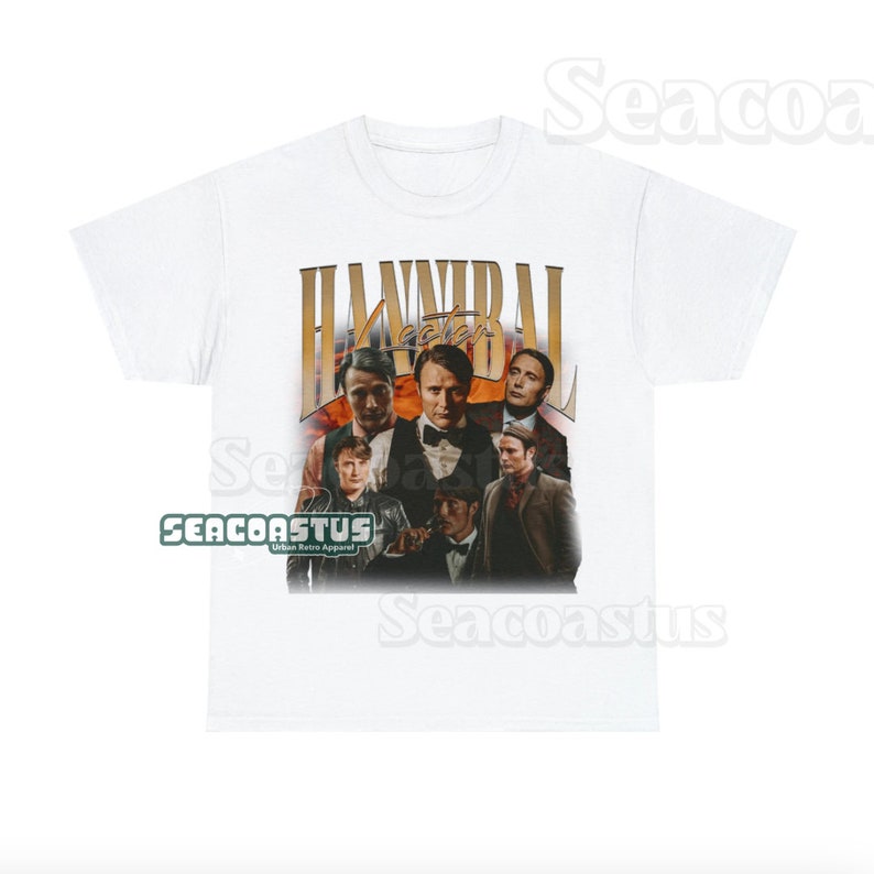 Limited HANNIBAL LECTER Vintage T-Shirt, Graphic T-shirt, Retro 90's Fans Homage T-shirt, Gift For Women and Men image 6