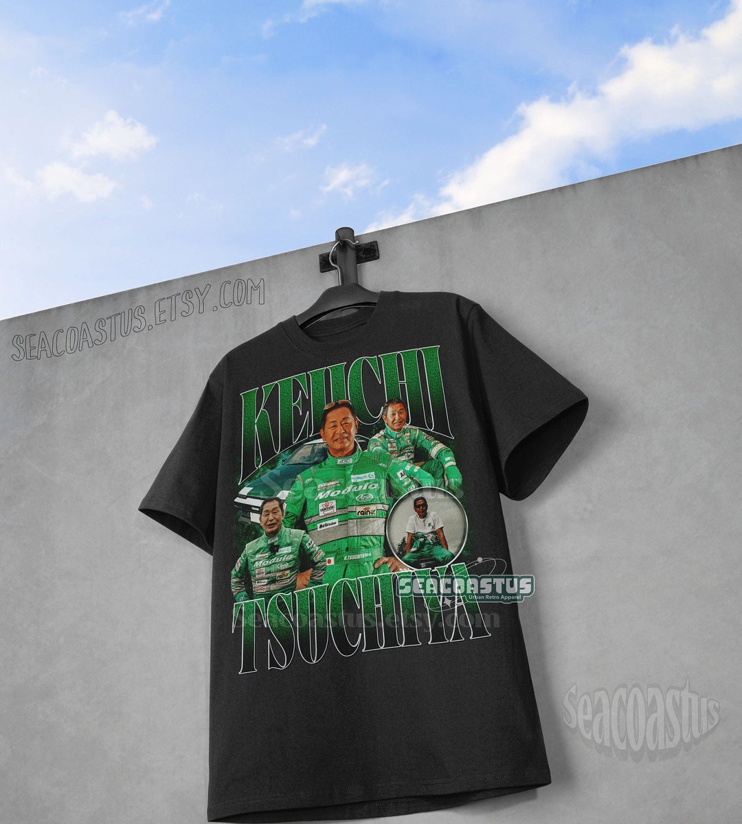 Keiichi Tsuchiya Drift King Vintage T-shirt, Gift Idea for JDM Car