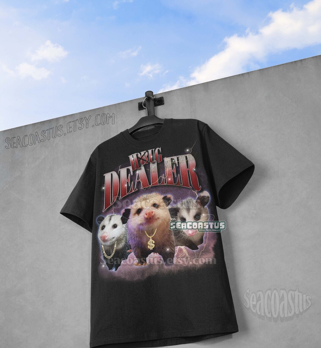 Hug Dealer Possums Vinatge Shirt, Retro Opossum Lover Tshirt, Meme ...
