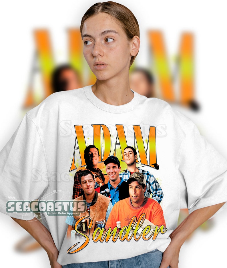 Limited Adam Sandler Vintage T-Shirt, Adam Sandler Graphic T-shirt, Retro 90's Adam Sandler Fans Homage T-shirt, Gift For Women and Men image 3