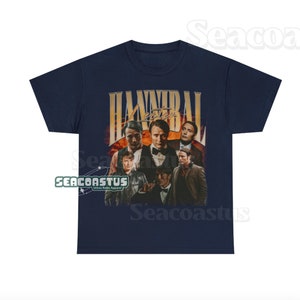 Limited HANNIBAL LECTER Vintage T-Shirt, Graphic T-shirt, Retro 90's Fans Homage T-shirt, Gift For Women and Men image 3