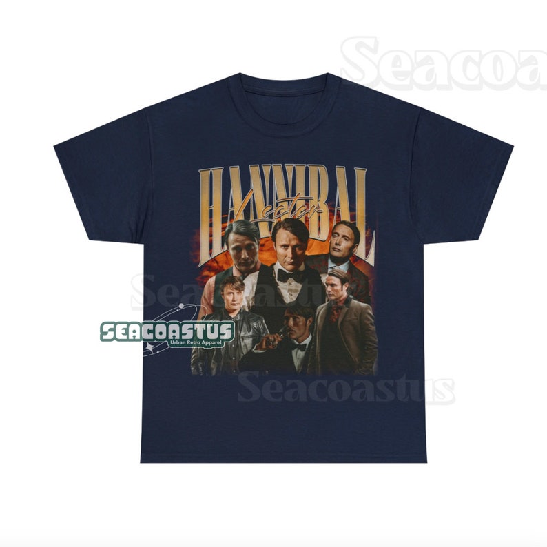 Limited HANNIBAL LECTER Vintage T-Shirt, Graphic T-shirt, Retro 90's Fans Homage T-shirt, Gift For Women and Men image 3