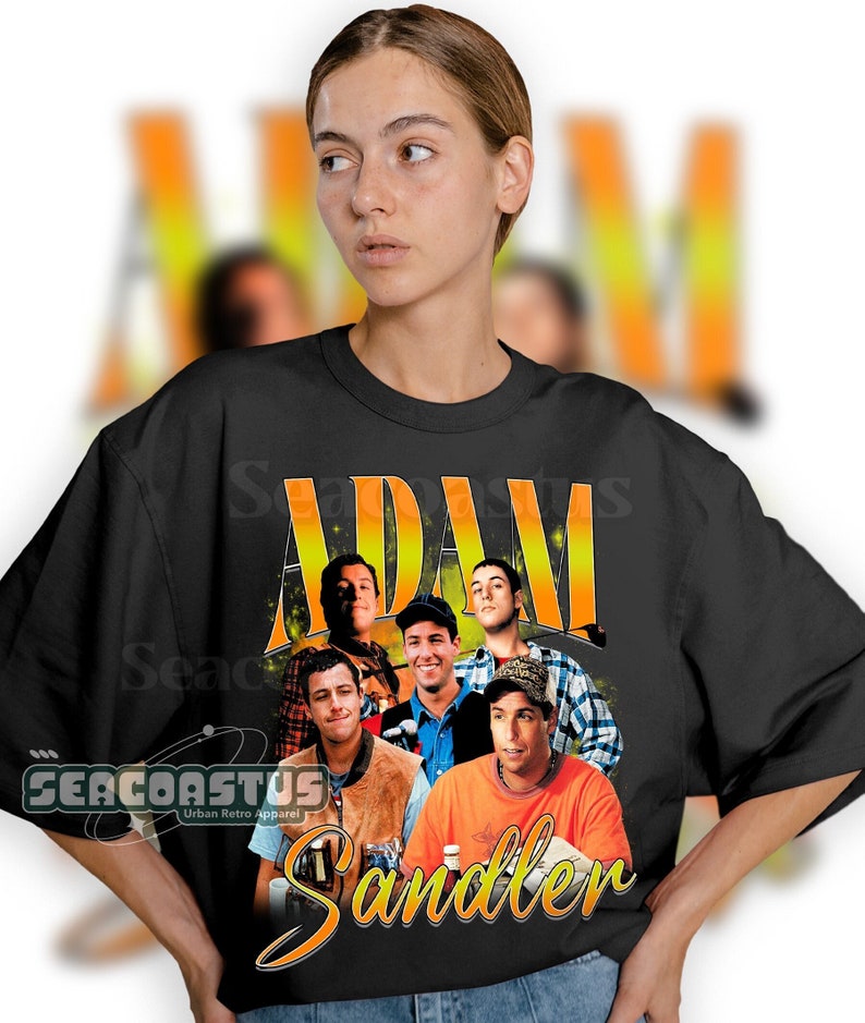 Limited Adam Sandler Vintage T-Shirt, Adam Sandler Graphic T-shirt, Retro 90's Adam Sandler Fans Homage T-shirt, Gift For Women and Men image 1