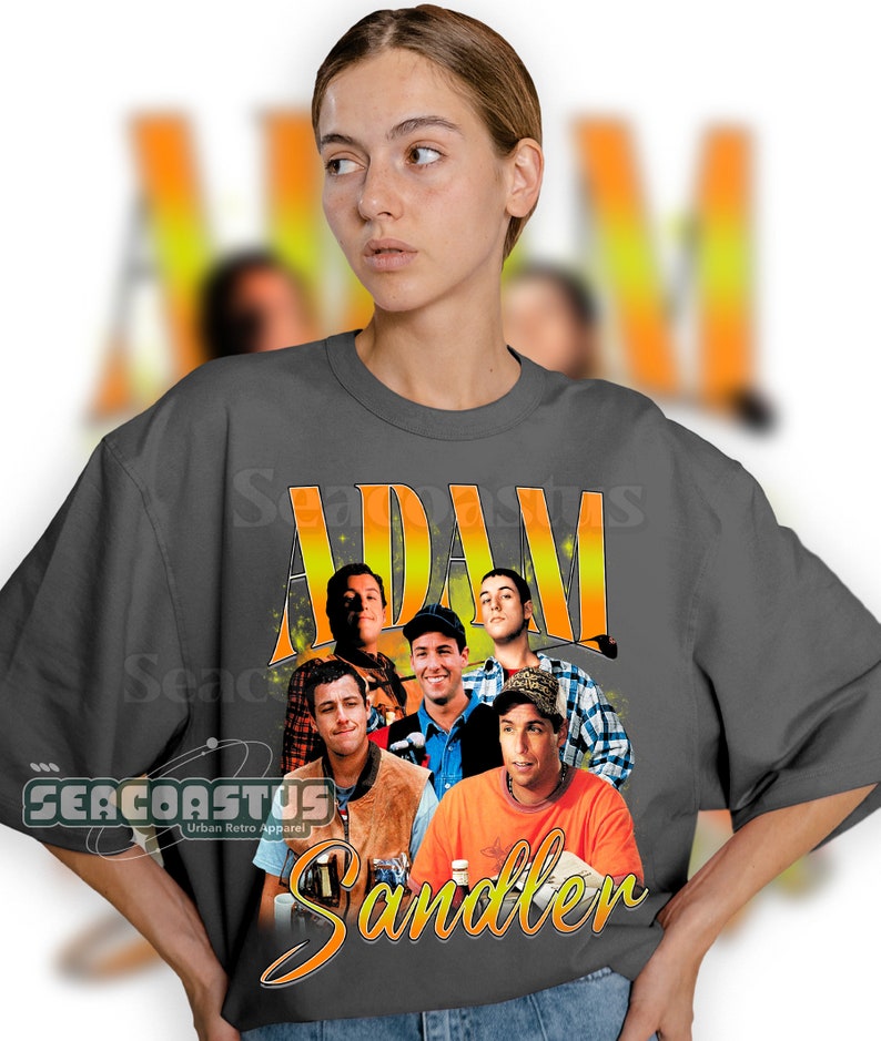 Limited Adam Sandler Vintage T-Shirt, Adam Sandler Graphic T-shirt, Retro 90's Adam Sandler Fans Homage T-shirt, Gift For Women and Men image 2