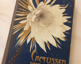 Cactus Album ~ Tekening Illustratie ~ verzamelbaar BOEK ~ VERKADE ~ Vintage Book ~ Cactussen ~ boek uit de jaren 1931