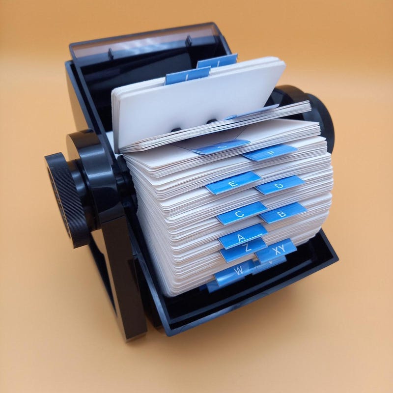 Original Rolodex Rolodex - Etsy