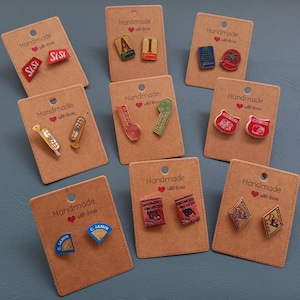 Unique Earrings ~ Vintage ~ Dutch ~ Rare Earrings ~ Dutch Brands ~ Dutch Pins