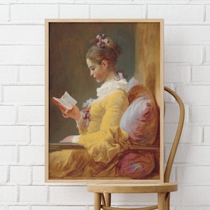 ジャン・オノレ・フラゴナール作「読書する少女」 - アート ジャン・オノレ・フラゴナール作「読書する少女」 - アート
