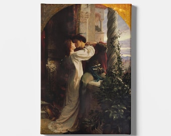 Romeo und Julia Kunstdruck von Dicksee: Romantische Leinwand oder Poster