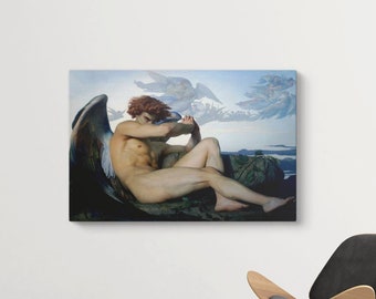 Alexandre Cabanels gefallener Engel Leinwanddruck: Großes Wandbild