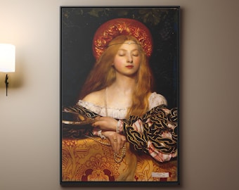 Vanity Painting Print: Frank Cadogan Cowper, Italian Renaissance Wall Art