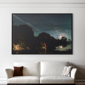 The Flight into Egypt by Adam Elsheimer Canvas/Poster Wall Art Reproduction
