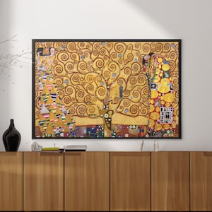 Tree of Life Gustav Klimt Canvas/Poster Wall Art Reproduction