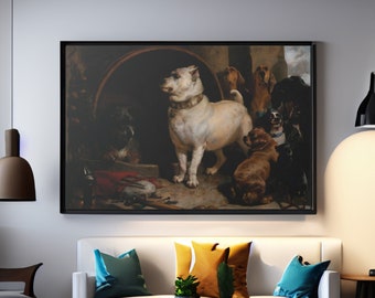 エドウィン・ランドシーア アレクサンダーとディオゲネスの犬 イギリス
