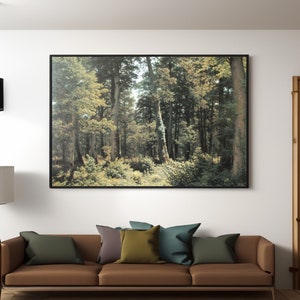 Oak Forest von Robert Zund Leinwand / Poster Wand Kunst Reproduktion