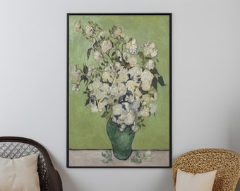 バラの花瓶 ヴィンセント ヴァン ゴッホ キャンバス ウォール アート