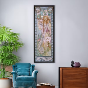 Alphonse Mucha Maud Adams as Joan of Arc Canvas Wall Art, Vintage ...