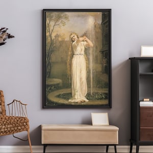 John William Waterhouse Undine Canvas/Poster Wall Art, Romanticism Art Print, Mythology Wall Art, Waterhouse Reproduction