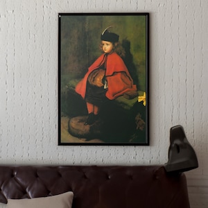 John Everett Millais My First Sermon Canvas/Poster Wall Art Reproduction, Pre Raphaelite Painting Print