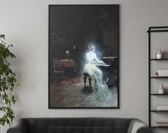 George Roux Spirit Art Print: French Illustration, Living Room Wall Decor