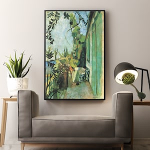 The Terrace St Tropez by Henri Matisse Canvas/Poster Wall Art Reproduction