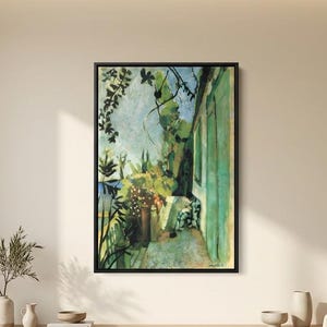 Henri Matisse The Terrace St Tropez Painting Print