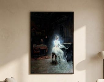 George Roux Spirit Art Print: French Illustration, Living Room Wall Decor