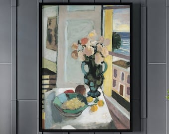 アンリ・マティス「ゼラニウムのある静物画」アートポスター
