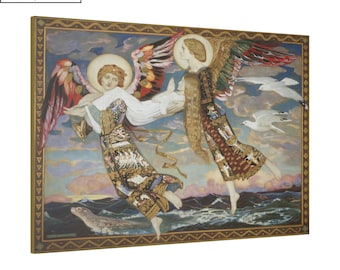 John Duncan Saint Bride Canvas Wall Art, Angel Art Print Framed